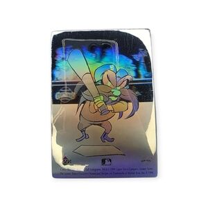 Vintage 1990 Upper Deck Looney Tunes MLB Baseball Holographic Trading Card